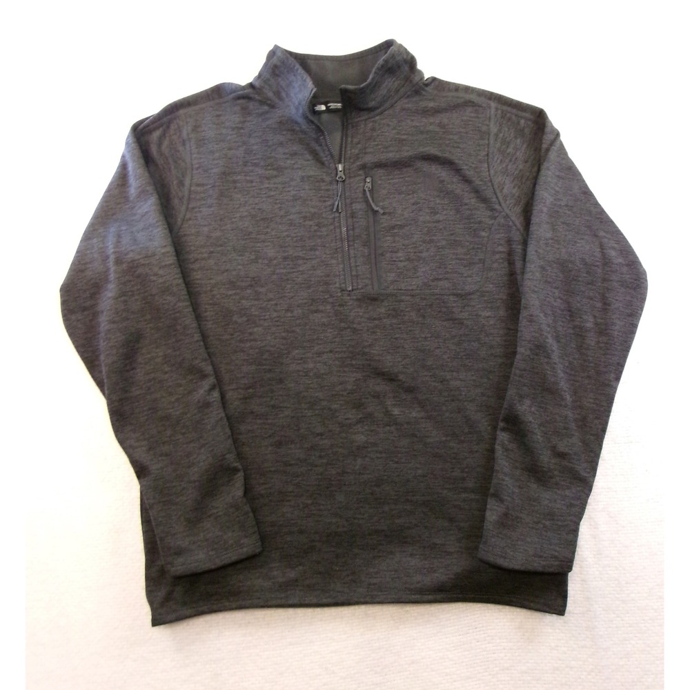 The North Face Quarter Zip Pullover Mens Large Charcoal‎ NF0A3SO7